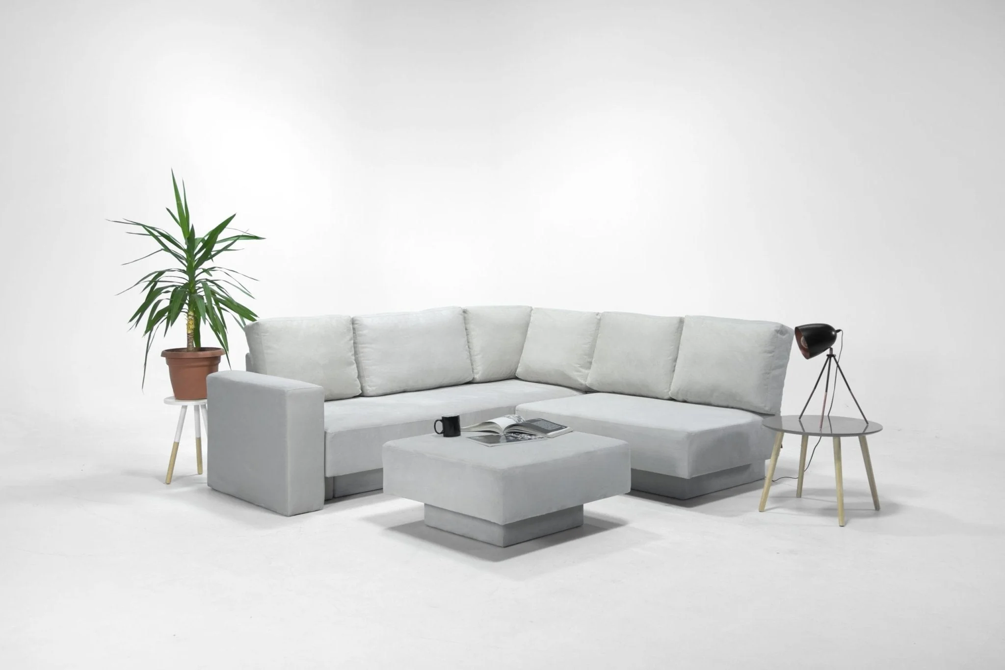 Outlet - Modulares Sofa Jessica mit Schlaffunktion Showroom Hannover - Image 6