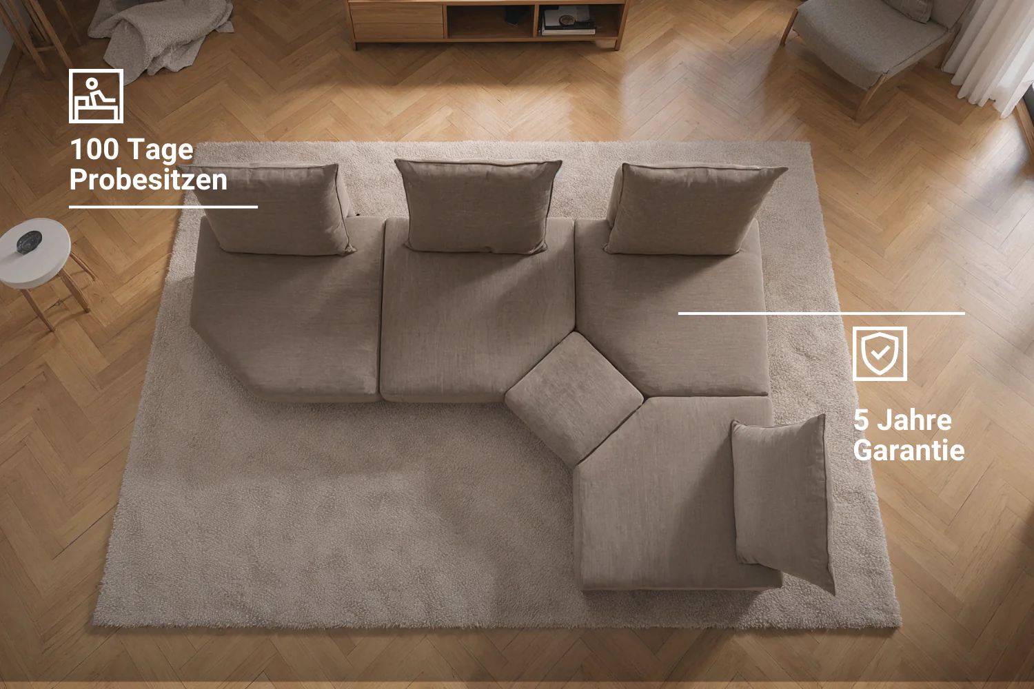 Stoffbezug - Modulares Sofa Katrina - Image 6