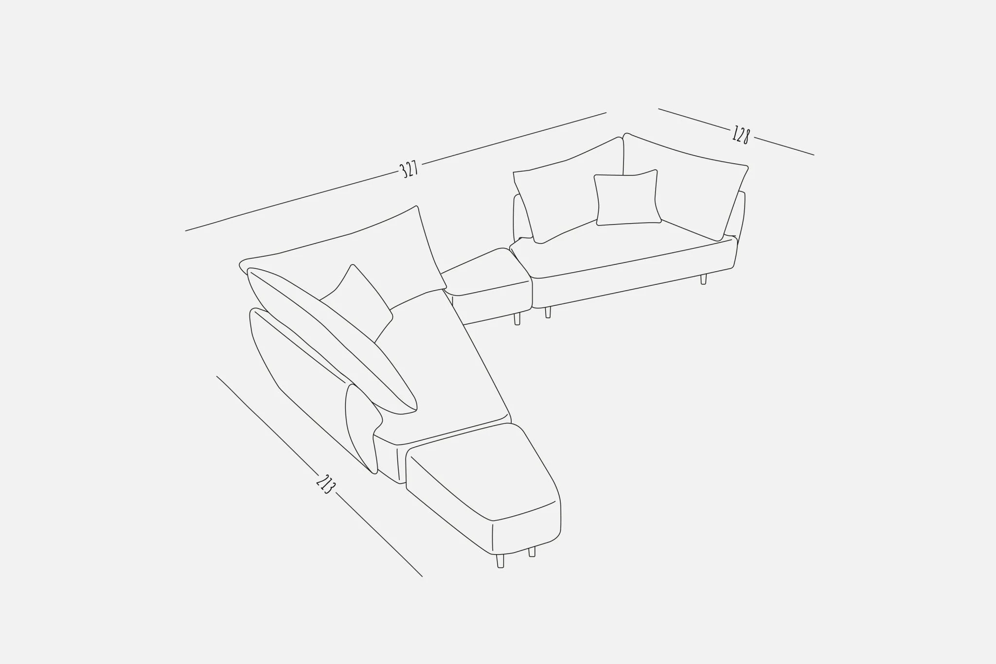 Outlet - Modulares Sofa Mike - Image 12