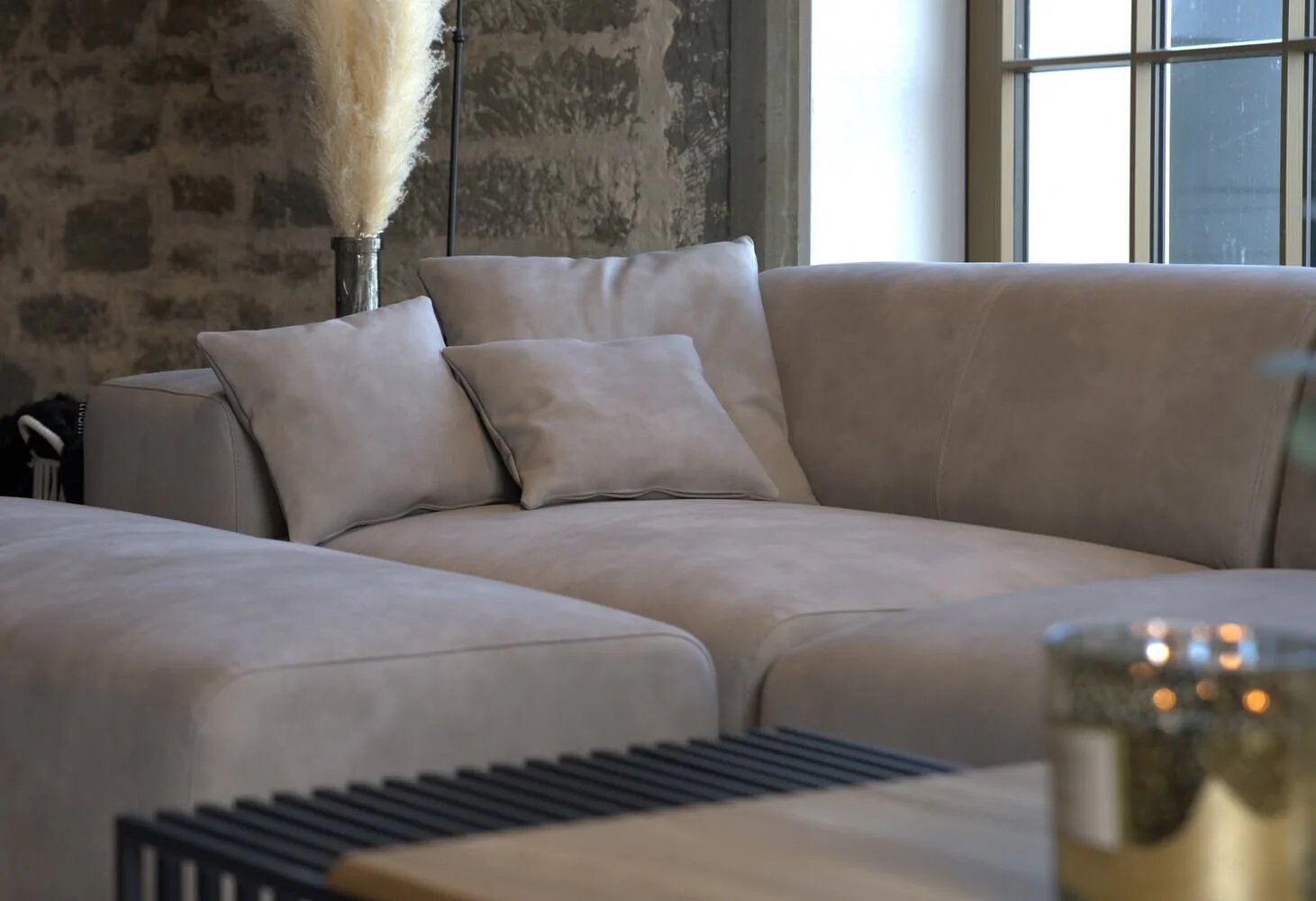 Outlet - Modulares Sofa Nina L mit Schlaffunktion Showroom Hannover - Image 4