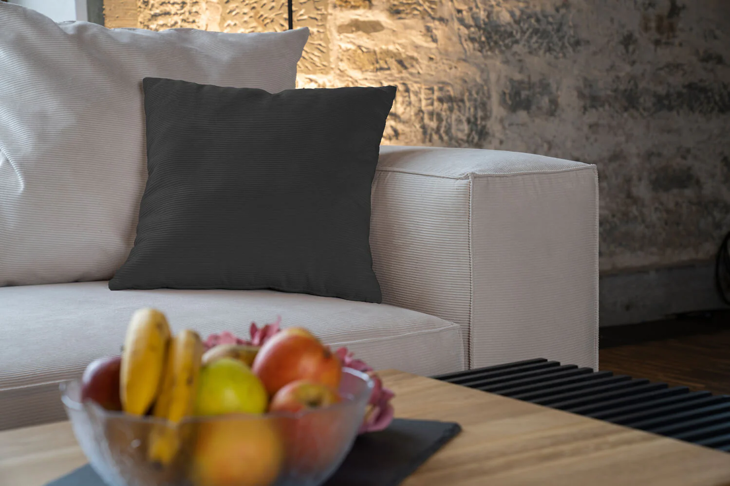 Outlet - Zierkissen - Stoff Cord/Velvet - Image 3