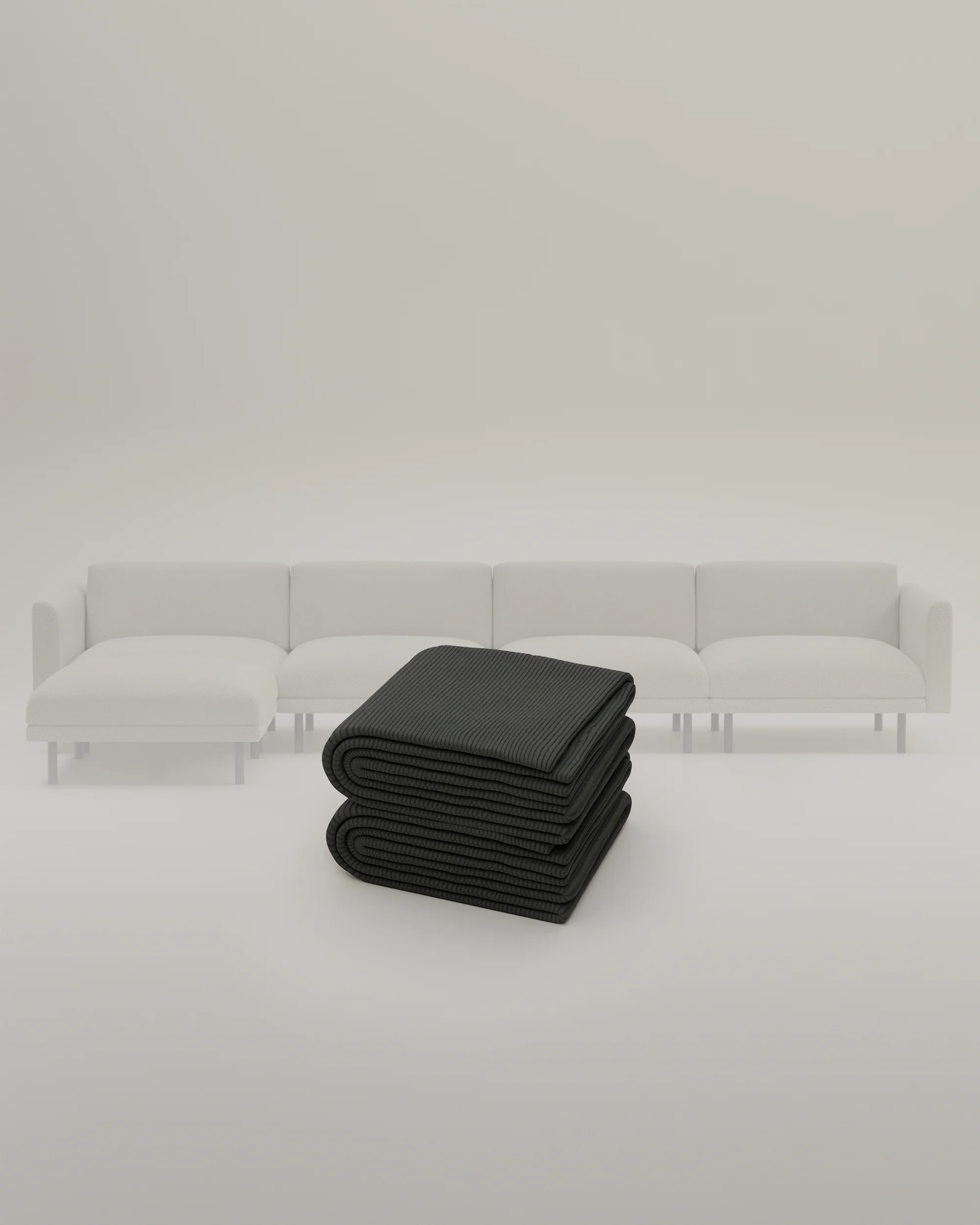Stoffbezug - Modulares Sofa Aera 5-Sitzer mit Schlaffunktion - Image 11