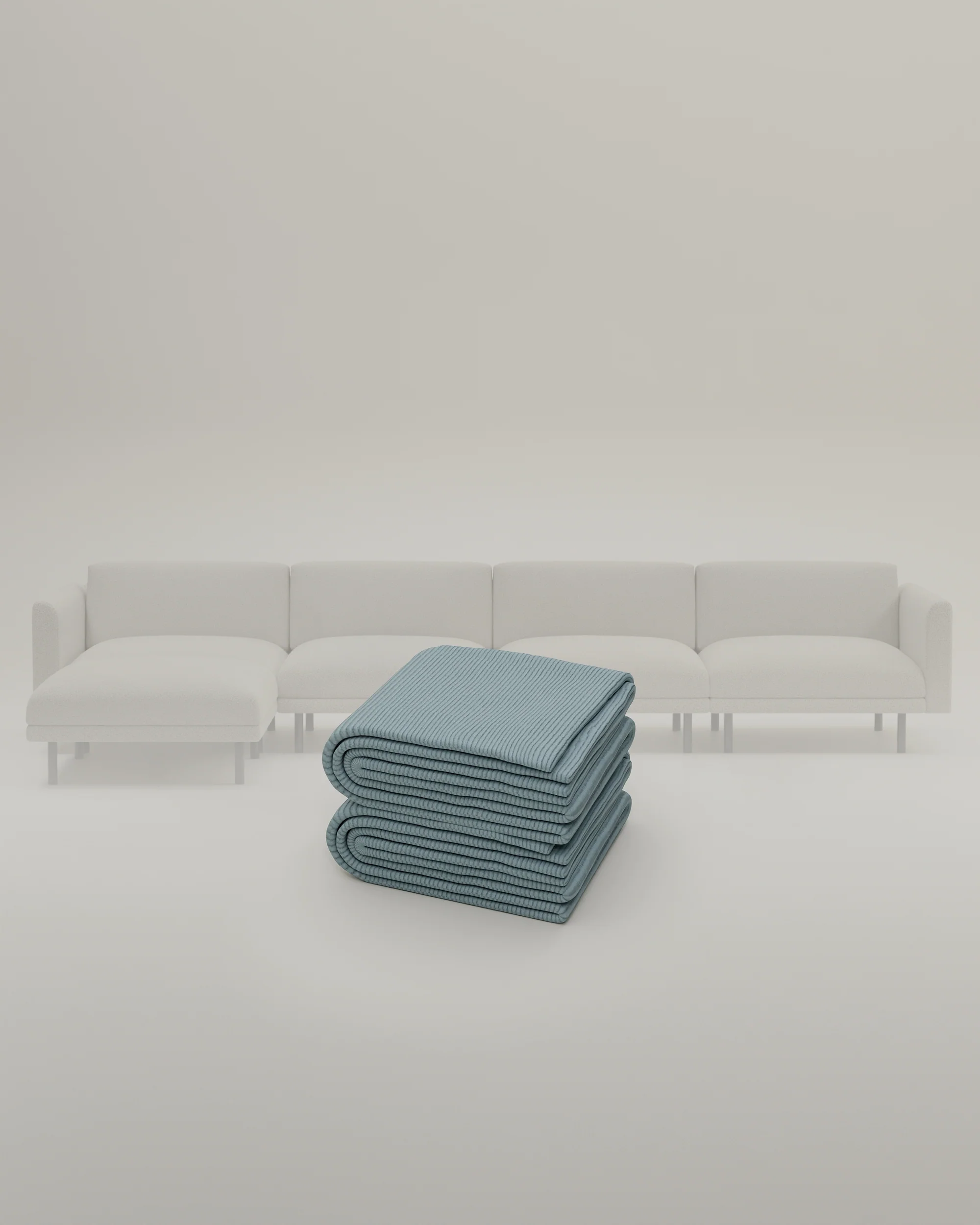 Stoffbezug - Modulares Sofa Aera 5-Sitzer mit Schlaffunktion - Image 15
