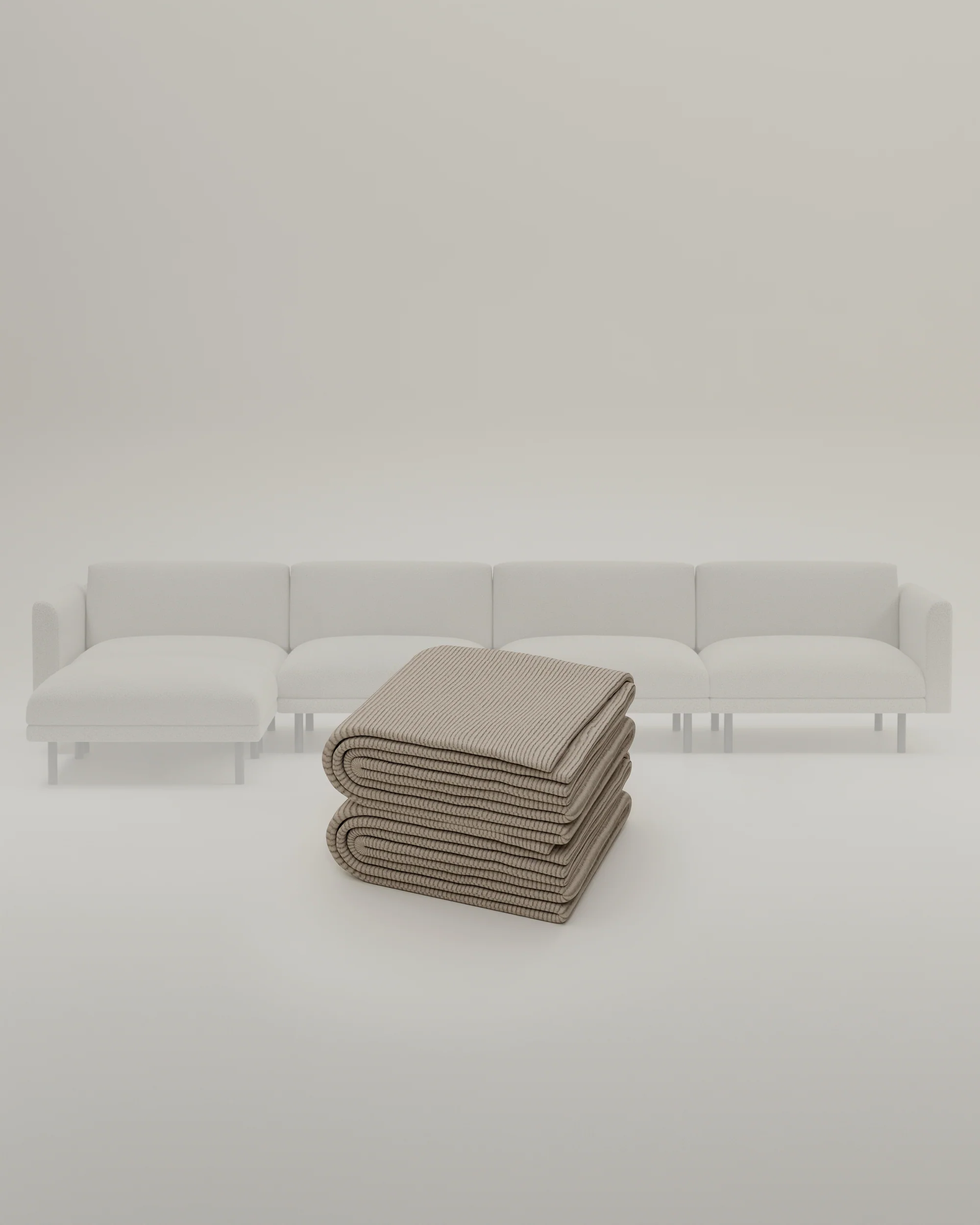 Stoffbezug - Modulares Sofa Aera 5-Sitzer mit Schlaffunktion - Image 17