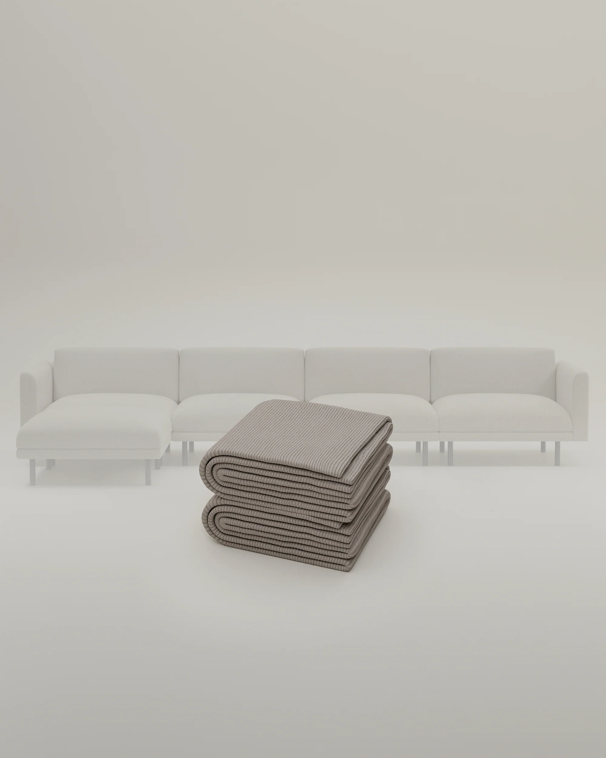 Stoffbezug - Modulares Sofa Aera 5-Sitzer mit Schlaffunktion - Image 18