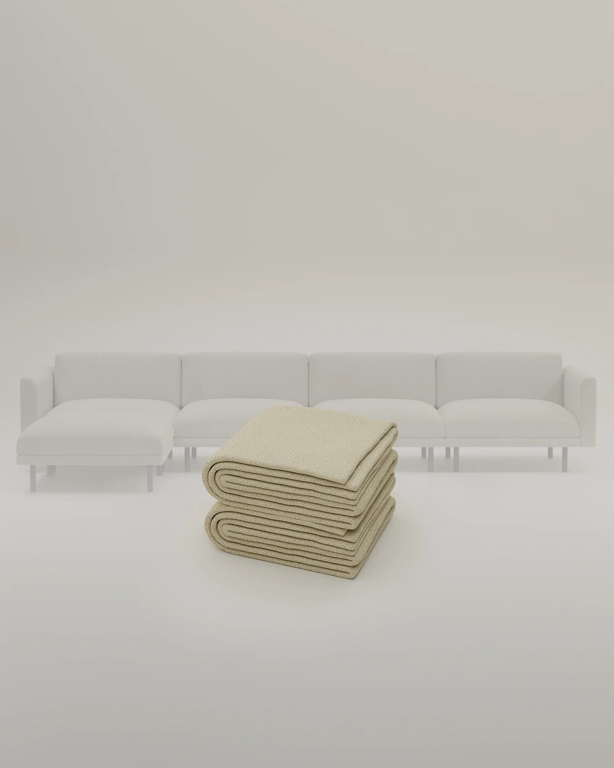 Stoffbezug - Modulares Sofa Aera 5-Sitzer mit Schlaffunktion - Image 20