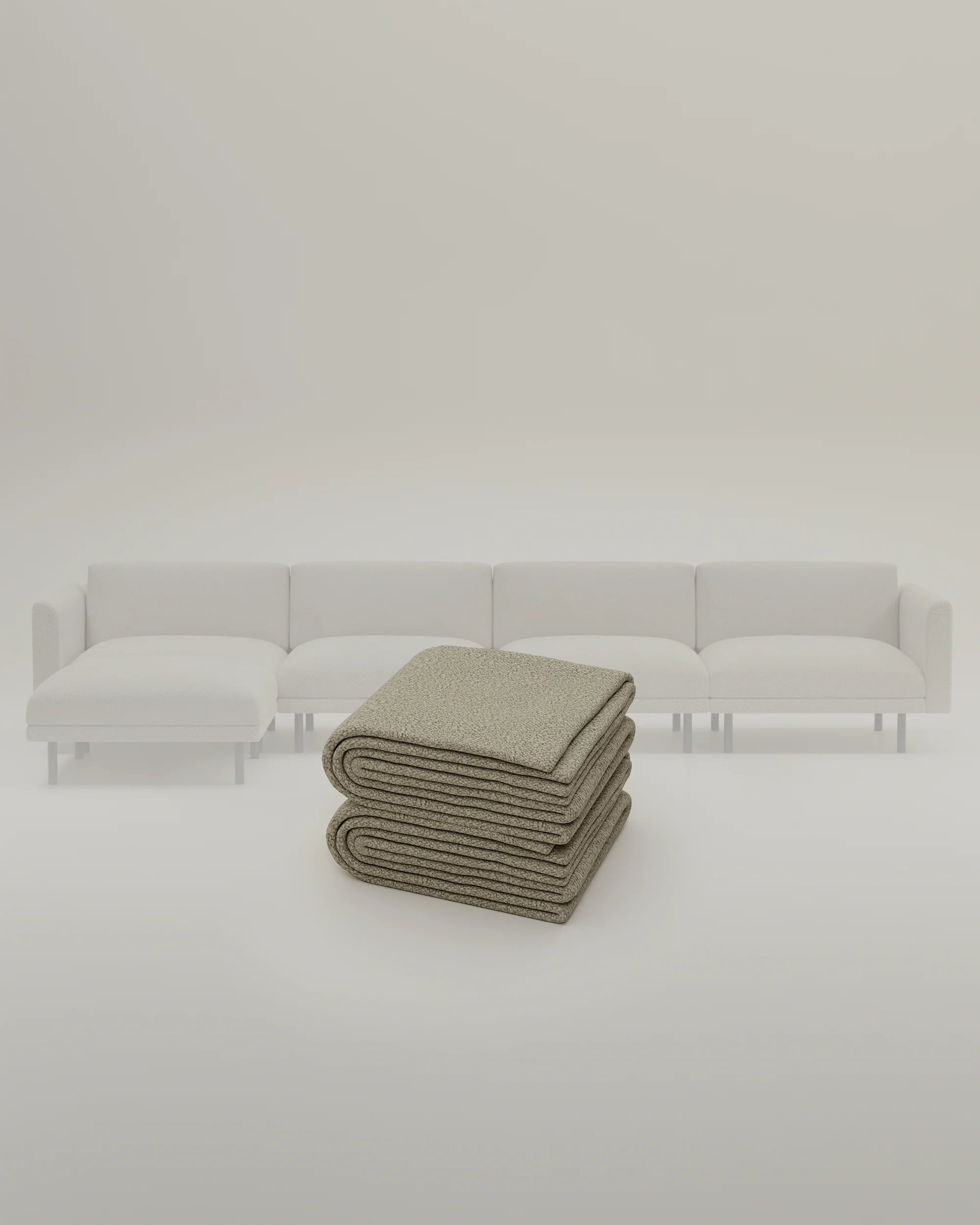 Stoffbezug - Modulares Sofa Aera 5-Sitzer mit Schlaffunktion - Image 21