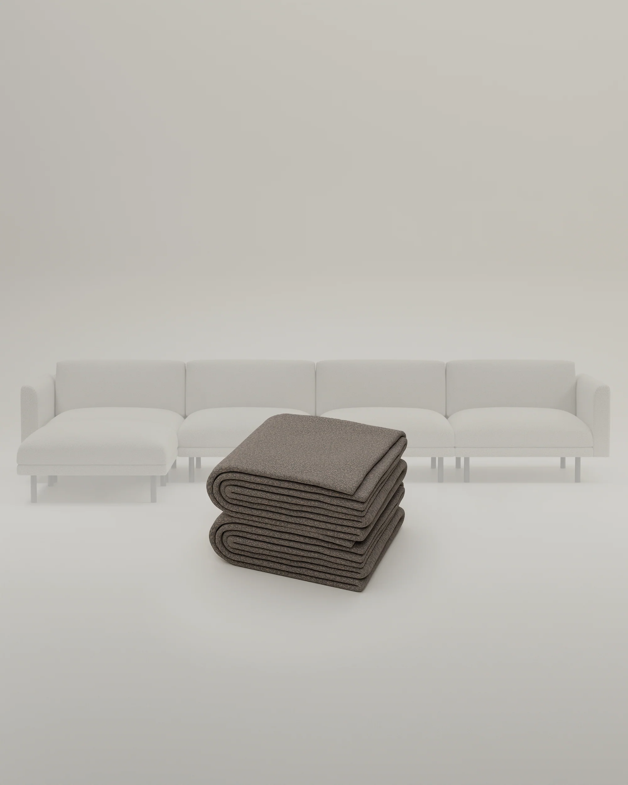 Stoffbezug - Modulares Sofa Aera 5-Sitzer mit Schlaffunktion - Image 22