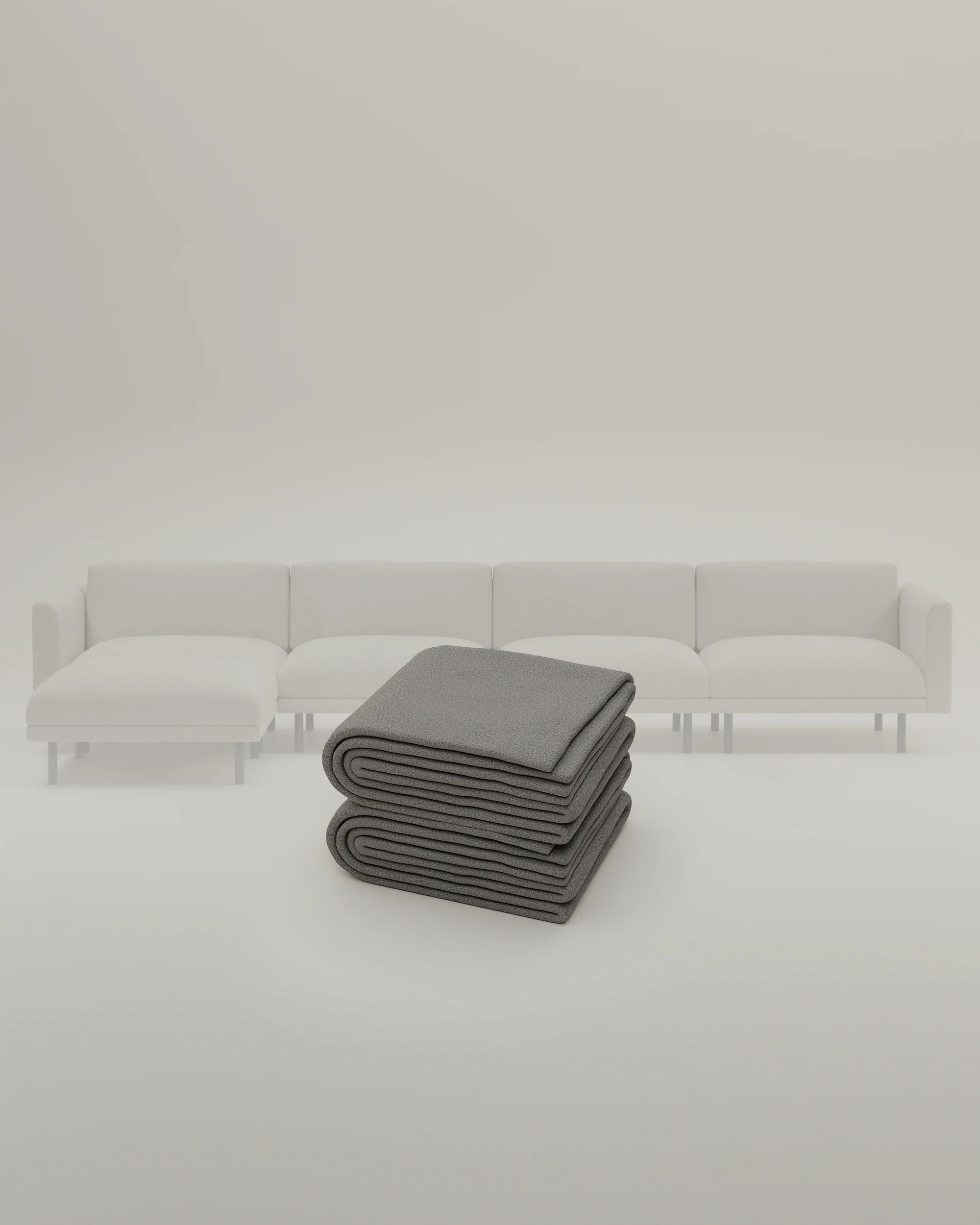 Stoffbezug - Modulares Sofa Aera 5-Sitzer mit Schlaffunktion - Image 32