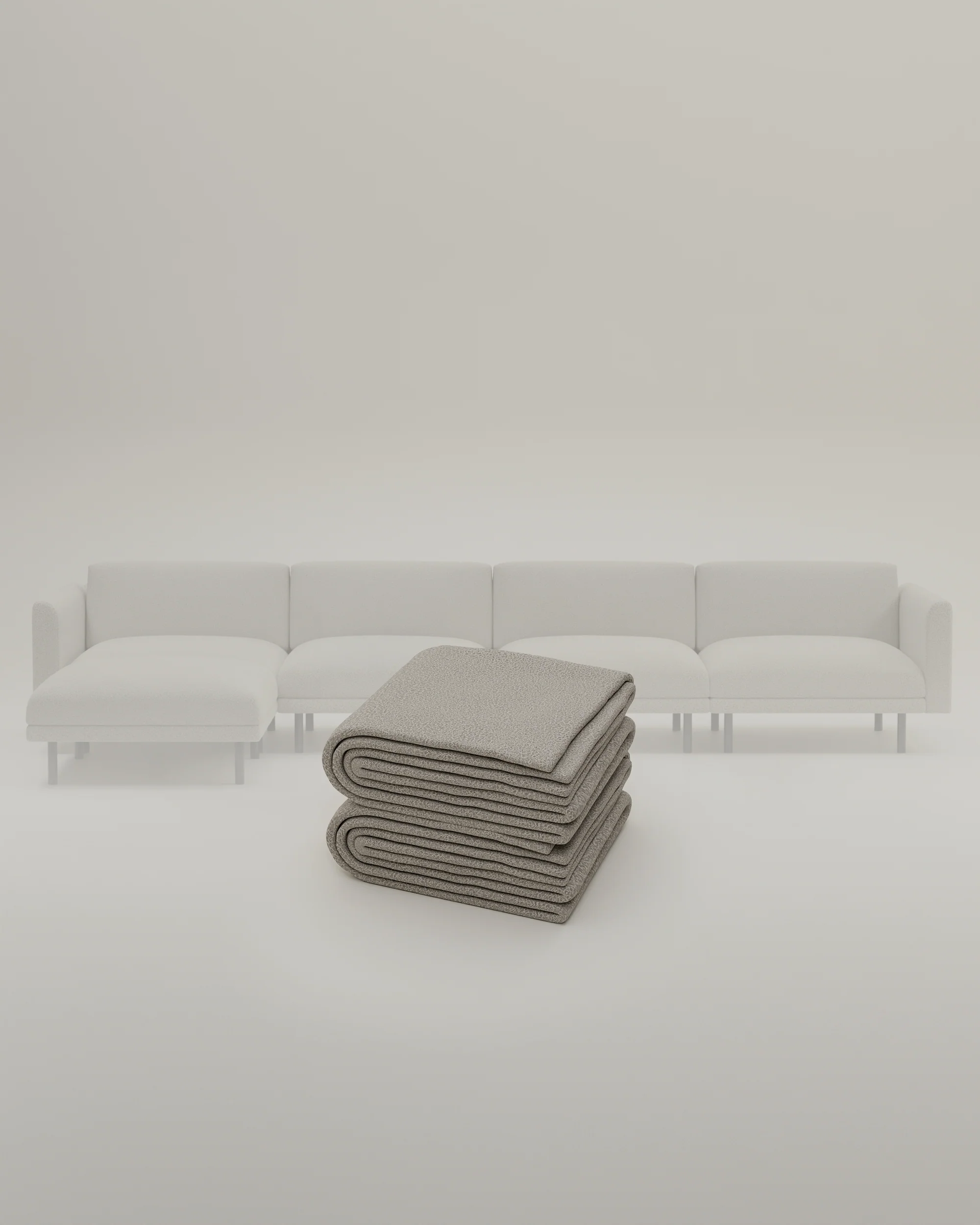 Stoffbezug - Modulares Sofa Aera 5-Sitzer mit Schlaffunktion - Image 36
