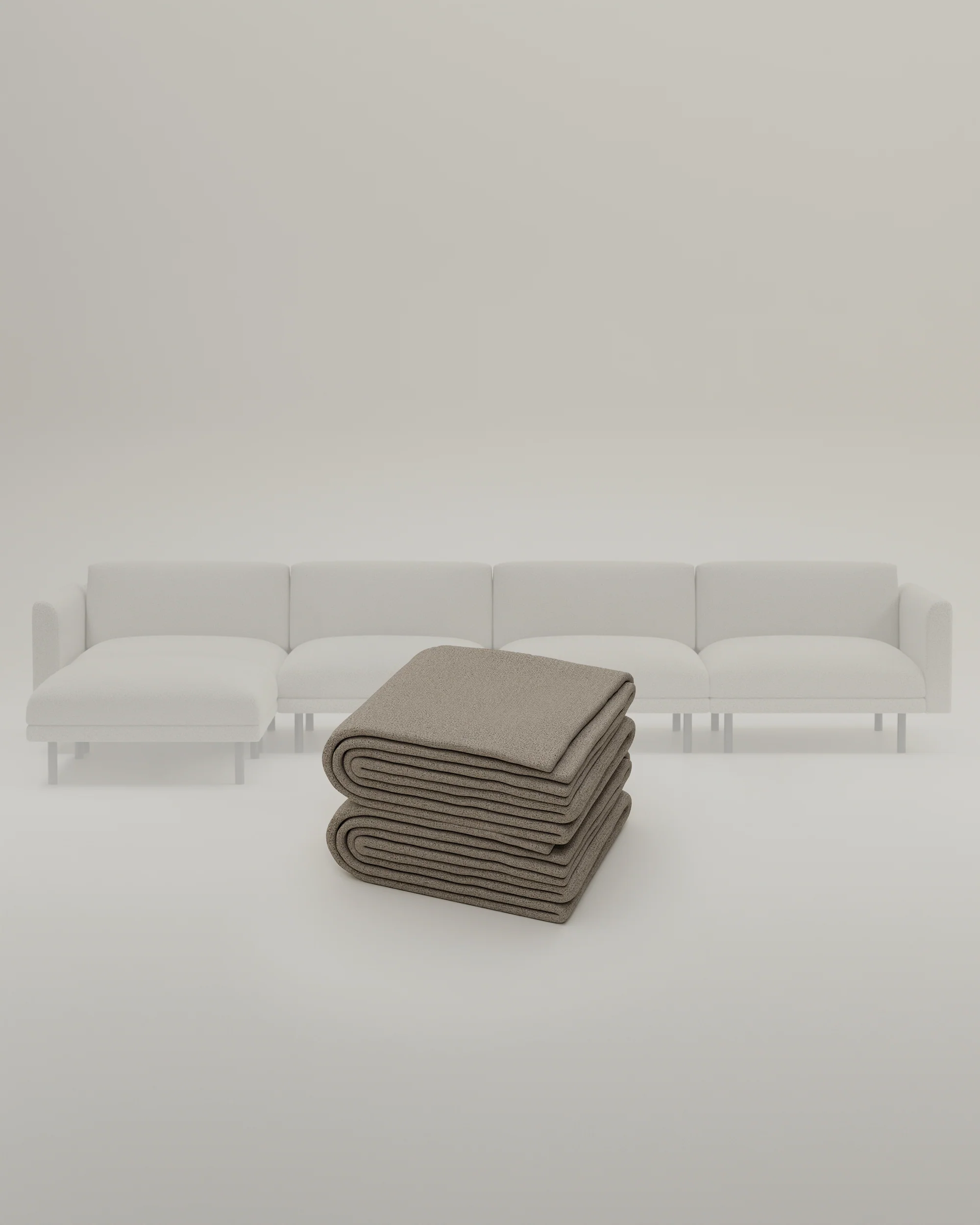 Stoffbezug - Modulares Sofa Aera 5-Sitzer mit Schlaffunktion - Image 50