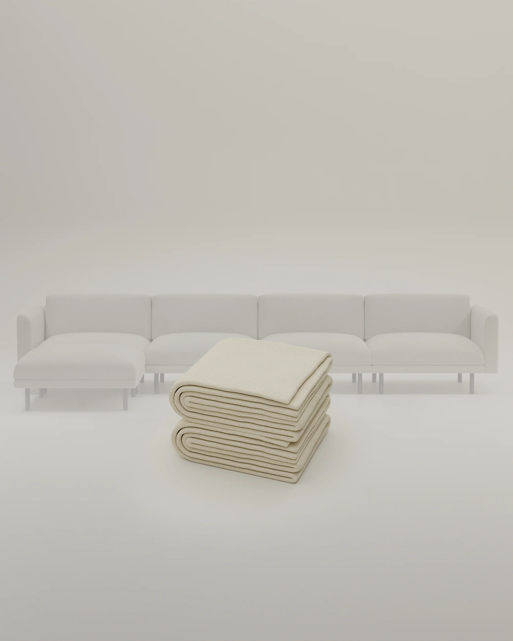 Stoffbezug - Modulares Sofa Aera 5-Sitzer mit Schlaffunktion - Image 59