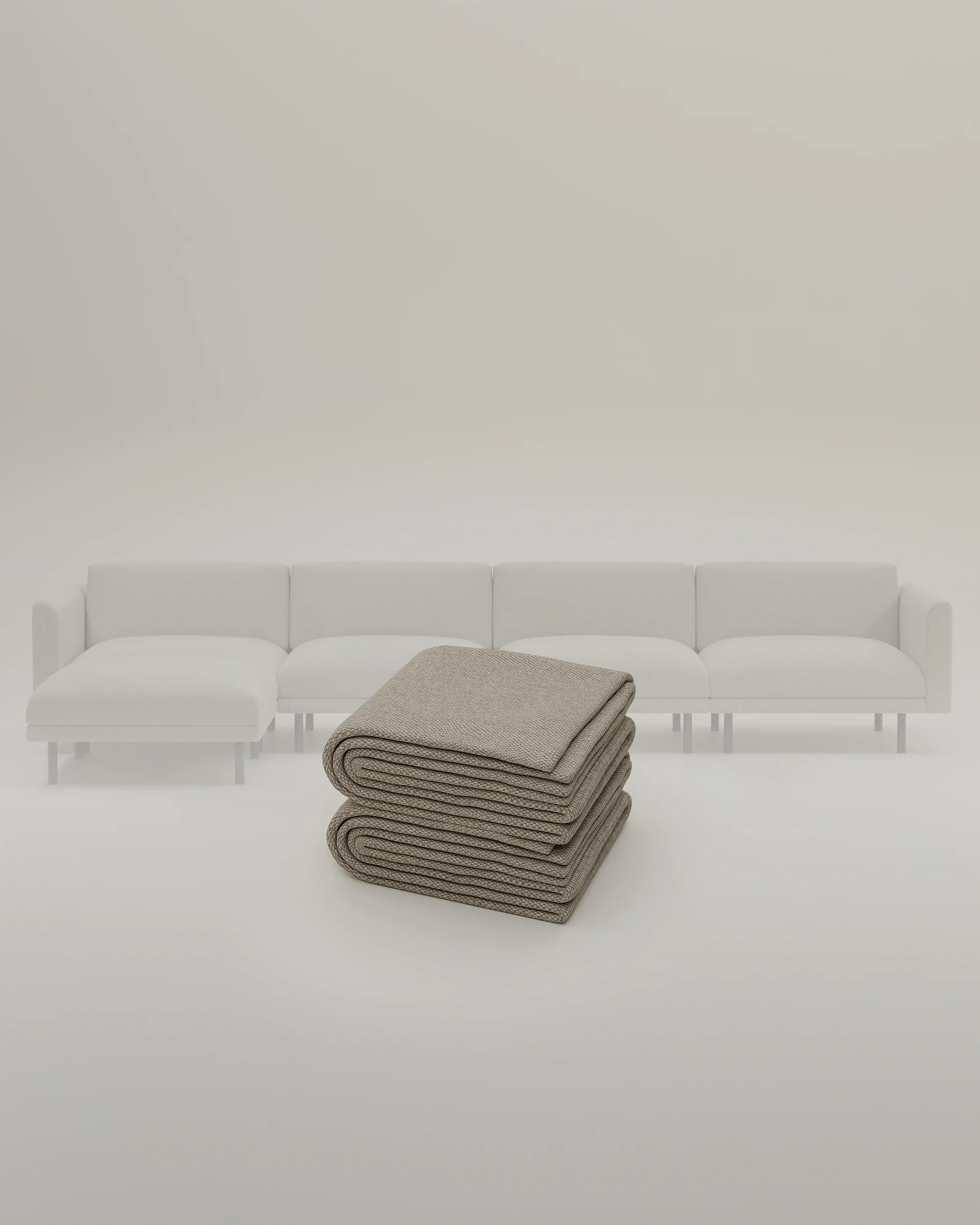 Stoffbezug - Modulares Sofa Aera 5-Sitzer mit Schlaffunktion - Image 63