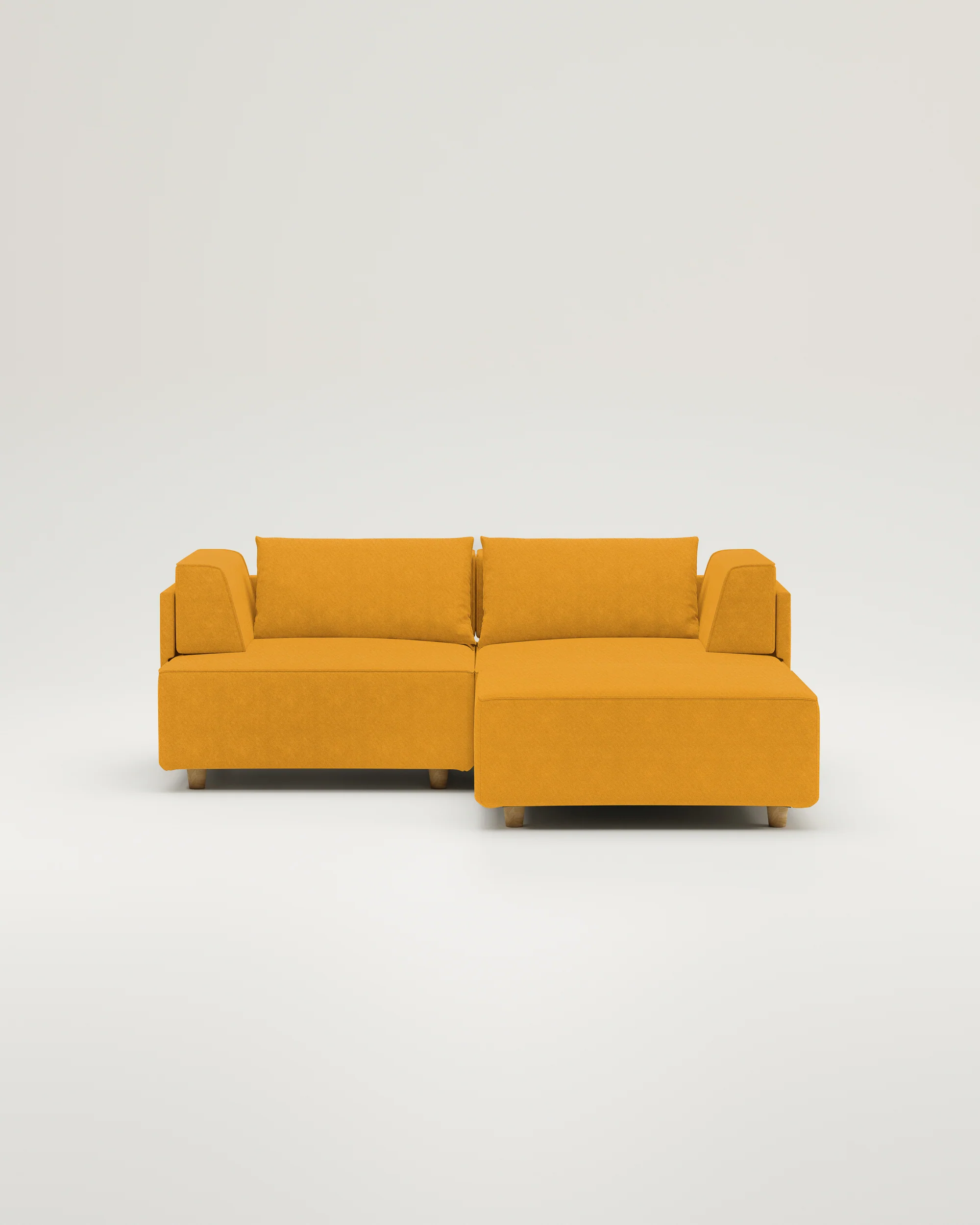 Stoffbezug - Modulares Sofa Louis 2-Sitzer mit Hocker - Individuell - Image 11