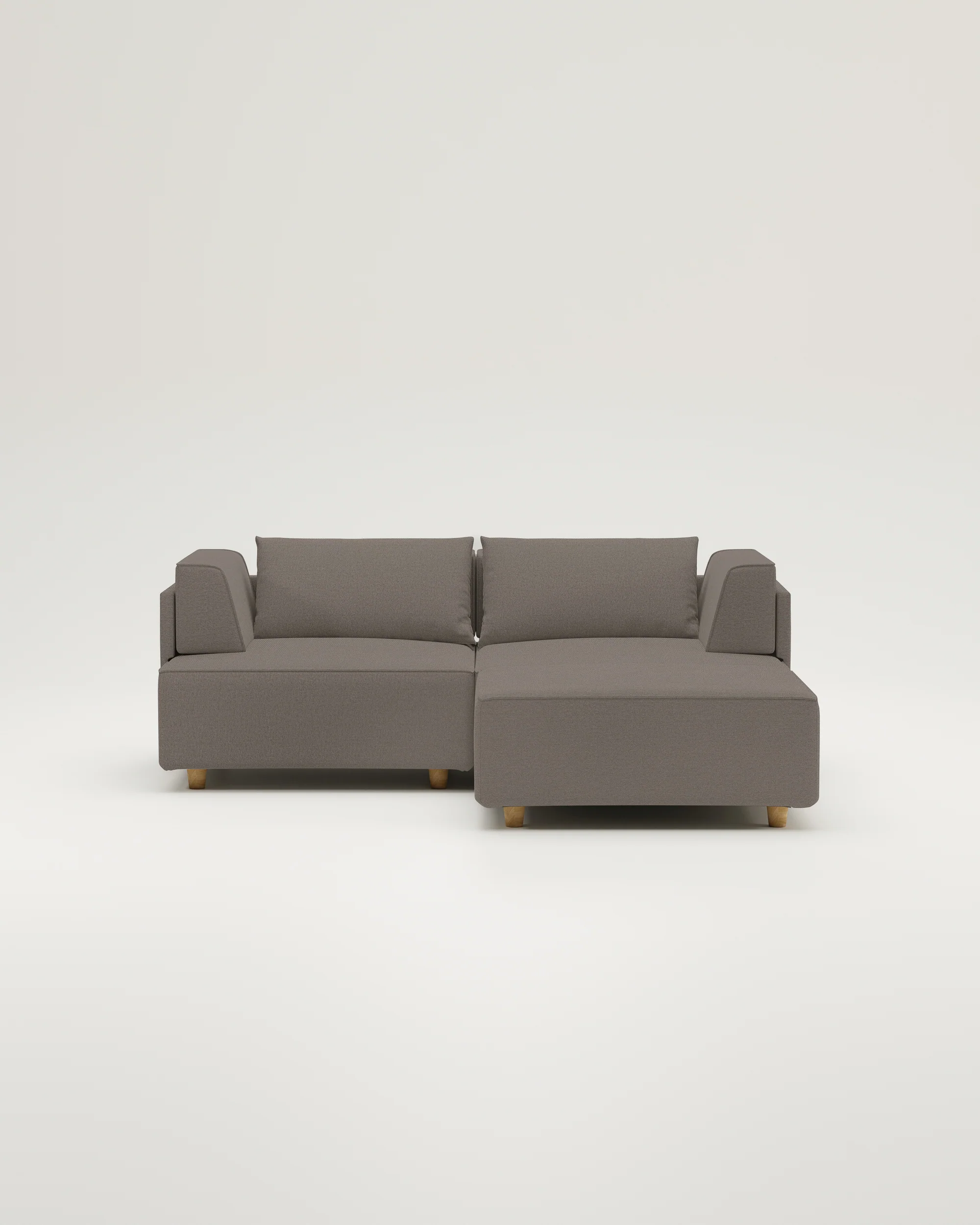 Stoffbezug - Modulares Sofa Louis 2-Sitzer mit Hocker - Individuell - Image 13