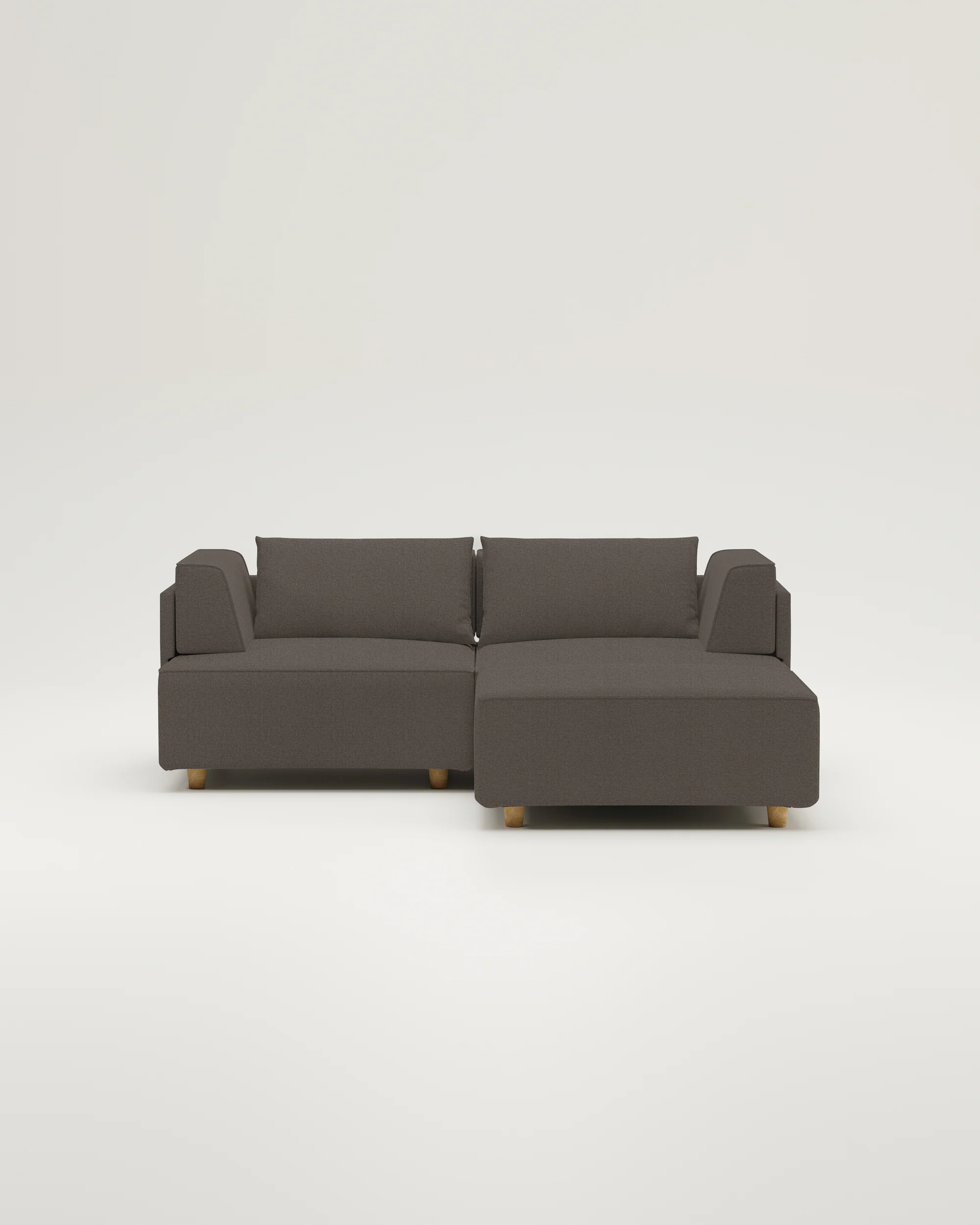 Stoffbezug - Modulares Sofa Louis 2-Sitzer mit Hocker - Individuell - Image 17