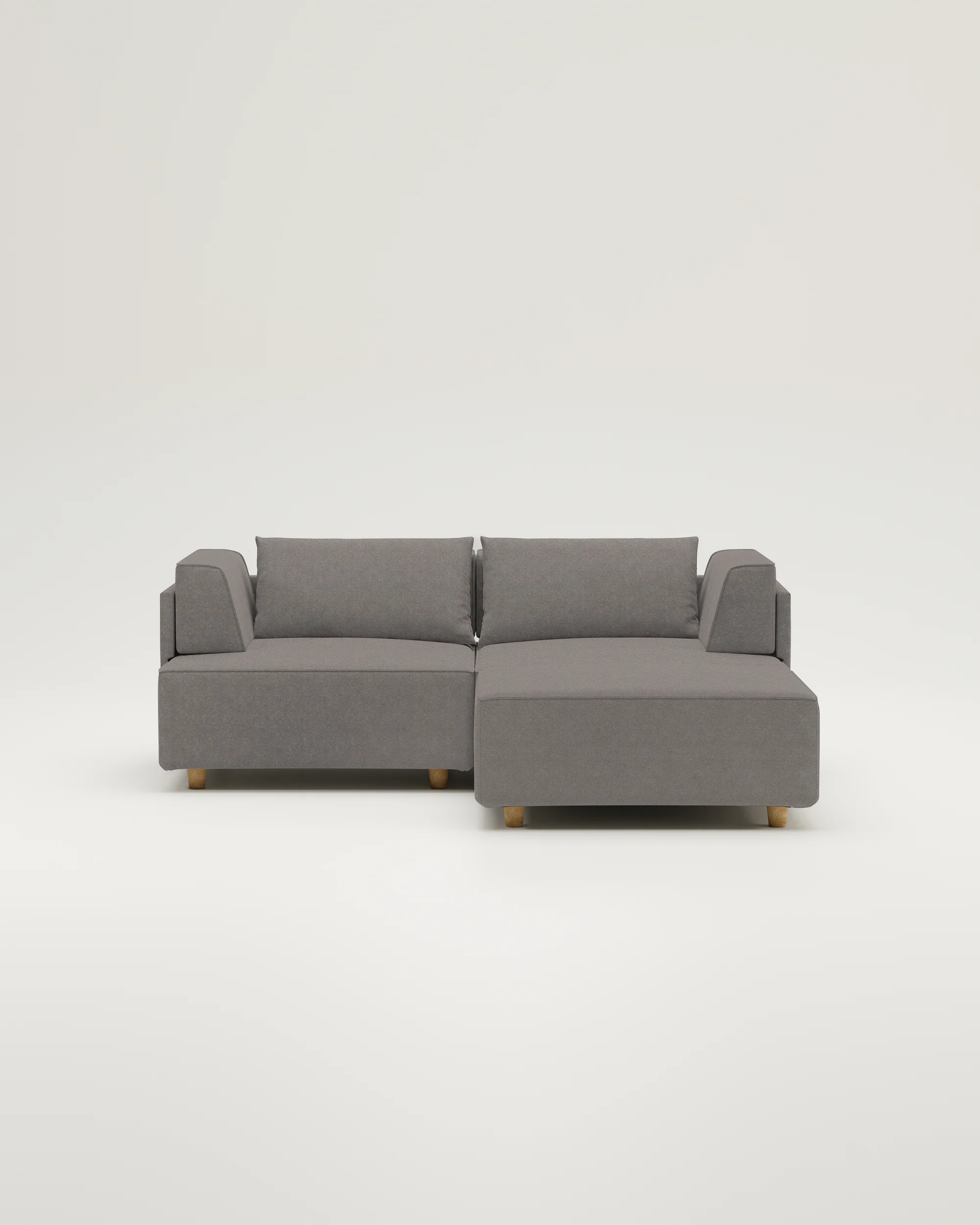 Stoffbezug - Modulares Sofa Louis 2-Sitzer mit Hocker - Individuell - Image 9