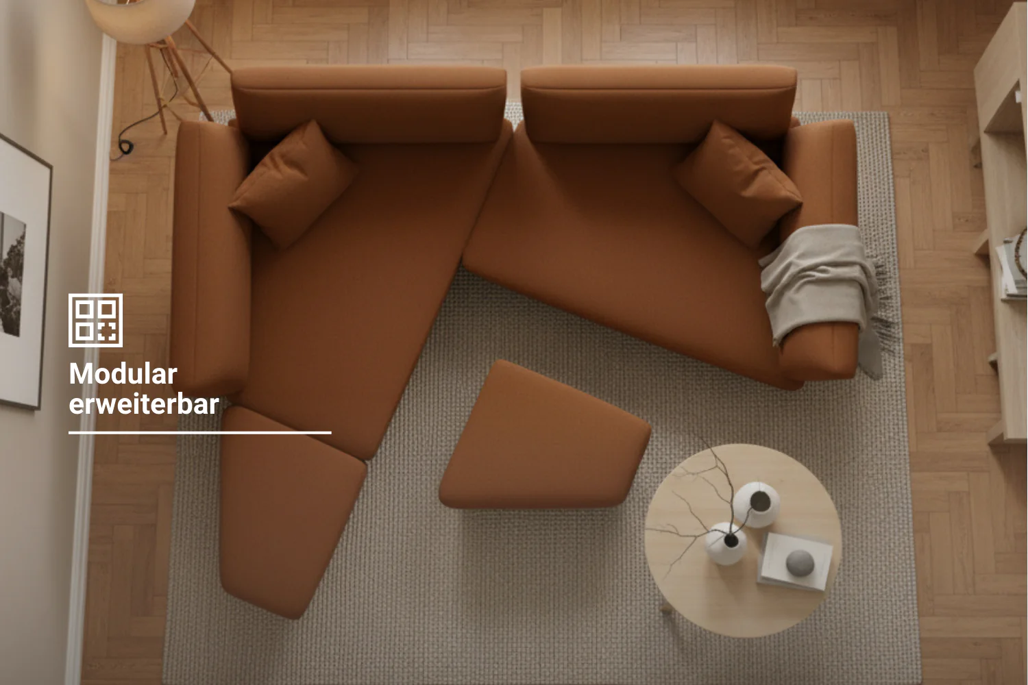 Modulares Sofa Mike mit Schlaffunktion - Image 4