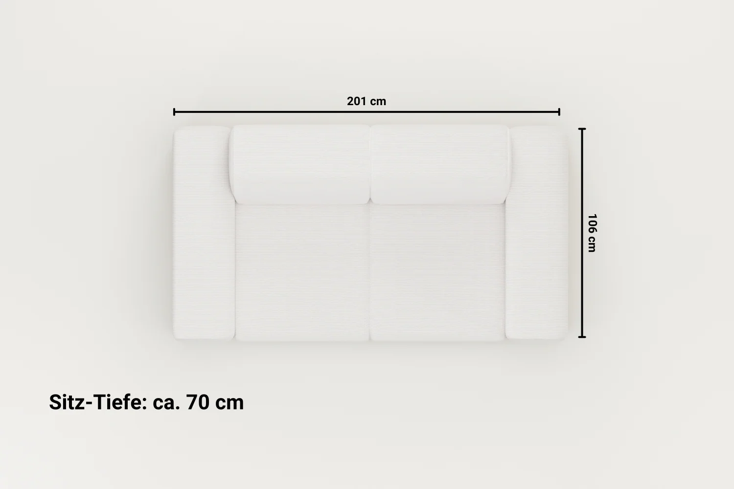 Modulares Sofa Nina 2-Sitzer mit Schlaffunktion - Image 10